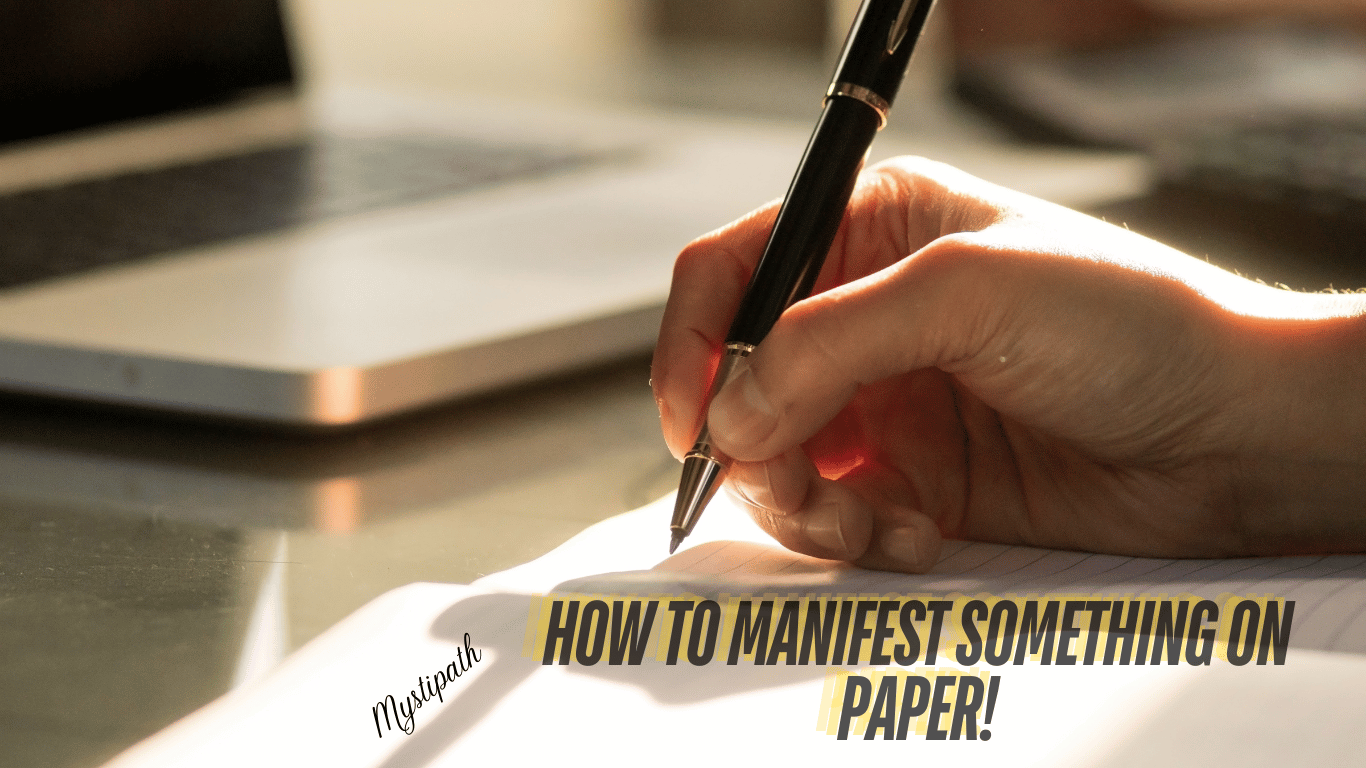 manifesting on paper